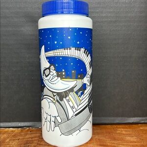 1989 Vintage Mac Tonight Collectible Drinking Plastic Bottle w/Lid & Straw